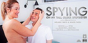 Spying On My Older And Taller Stepsister