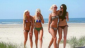 Surfer Chicks Fuck Each Other Behind The Cover Of Their Surfboards – Bang