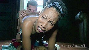 The dark-skinned Barbie has an adoration for phalluses of lighter complexion.