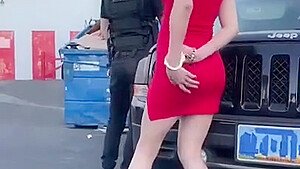 When She Breaks Free Of The Handcuffs !!