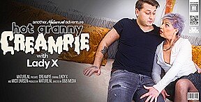 Young Guy Fucks Hot Small Breasted Grandma Lady X And Gives Her A Creampie