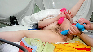 2 Big Fat Dicks And A Fist All At Once 3 Triple Penetration Fisting And Fucking Toys Open My Hole