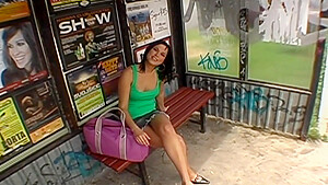 Delightful pounding at the beach