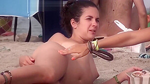 Gorgeous Young Spanish Girl at Nudist Beach