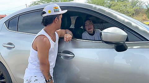 I Fulfill My Sexual Fantasy With A Little Dwarf Who Has His Motorcycle Stranded In The Middle Of Nowhere, He Puts His Huge Cock In Me Until I Fill With Milk