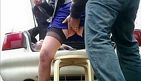 Riding the cock stool