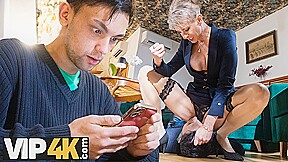 SHAME4K. Curious Young Cock Receives a Lesson from his Mommy’s Matriarch friend