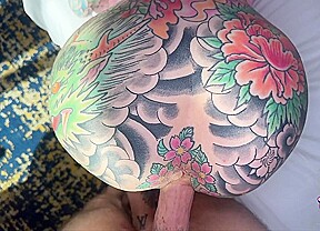 Tatted Split Tongue Slut Tiger Lilly Worships My Dick