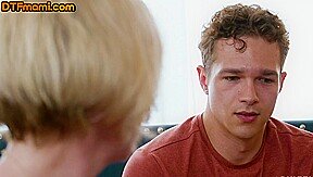 Blonde cute cougar analpounded by stud