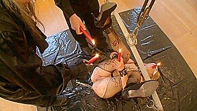 Blonde petite wax play humiliated