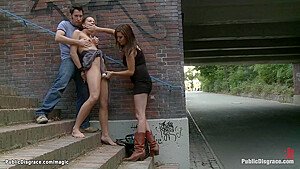 Bound German Babe Fornicateed Outdoors With Tommy Pistol And Princess Donna