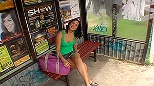 Delightful pounding at the beach