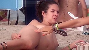 Gorgeous Young Spanish Girl at Nudist Beach