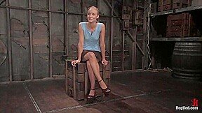 Leah Wilde tied up naked