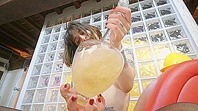 Leidy De Leon Rough 5on1 Fuck Session With Balls Deep Dap & Piss