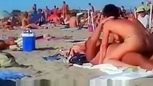 Life At Cap Dagde Beach On A Hot Summer Day