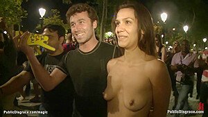 Princess Donna, James Deen And Samia Duarte In Spanish Slim Whore Screwed In Public