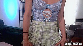 Summer Vixen Enjoys Playing With A Hard Cock