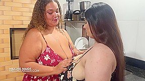 The Latina Milkmaids Analua BBW & Julia Leite