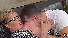 The voluptuous German MILF, Kim Van Dyke, is in need of a thorough pussy pounding from her younger lover.