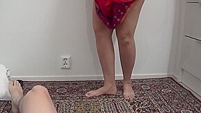 A mature, curvaceous Arab stepmother engages in sexual relations with her eighteen-year-old stepson.