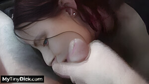 Big Tits Babe Sets The Car Ablaze With Her Small Dick SKI**s