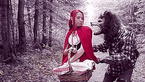 Brind Love & Dick Pickaxe in Halloween – Lil Red Riding Slut – AcesOfPorn