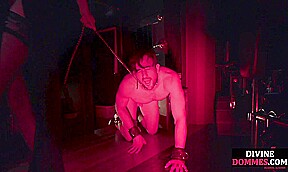 Naughty femme dominates horny loser