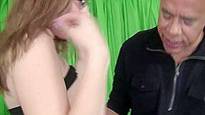 Nerdy sexy girl wanted to be a pornstar