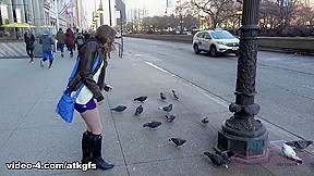 Norah Nova in Norah Is Digging The Chicago Museums, But She Never Stops Teasing – ATKGirlfriends