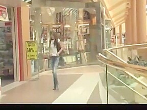 Pretty girl flashing her tits outdoors