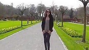 Public flashing exhibitionist nude in public 4