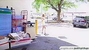 Big assed Charity Crawford fucks in public for cash
