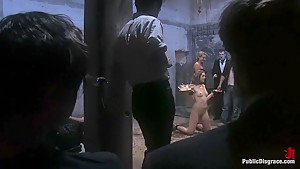 Brand new girl gets her porn intitation on Public Disgrace!!!