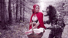 Brind Love & Dick Pickaxe in Halloween – Lil Red Riding Slut – AcesOfPorn