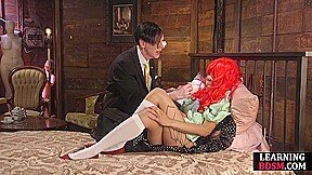 Domina learning ebony BDSM