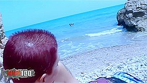 Steffy and Katia French Babes in Wild Beach Foursome with Jorge and Terry Double Penetration and More – MMM100