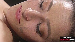 tied slut pussydestroyed by fuck machine