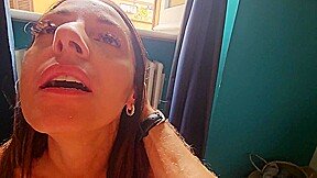 Unseemly acts transpired in Rome; a woman with ample breasts was intimately pleasured by an enormous phallus. Segment o