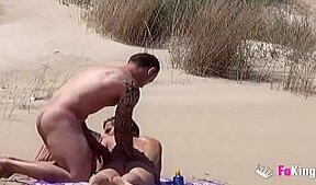 Swingers sex on the beach