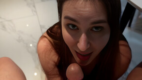 Alina Rai In Stepmom Gives Me A Secret Kitchen Blowjob After Staring At My Cock Under The Table