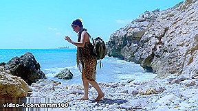 Anal rascality at the beach with the delicious French Julia Gomez – MMM100