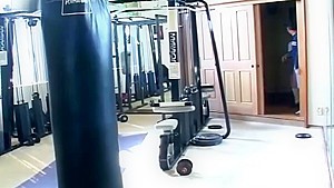 Babysitter slut gets fucked in the gym