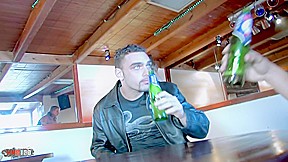 Cute chubby waitress assfucked by 2 brutes in a bar – MMM100