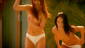 Elite babysitter gets her fresh vajayjay nailed in hot threesome