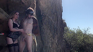 Freaky futuristic super heroes fuck outdoors in a cave – Erin Electra