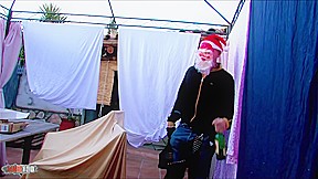 Lara Tinelli gets her ass fucked by a perverted Santa – MMM100
