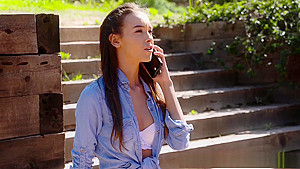 Skinny babysitter seduces her boss with ease