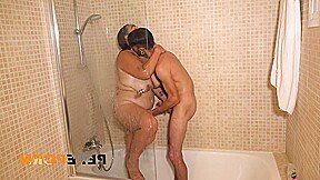 A vacationer from the Netherlands tidies a Spanish “cock”: Sofia Brit appreciates all things neat and tidy!