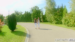 AssTraffic Beautiful French babes Angelik Duval and Tiffany Doll star in this anal extravaganza full of ass to mouth and gaping assholes.